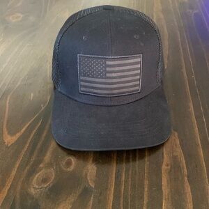 🧢  American Flag Black Hat
